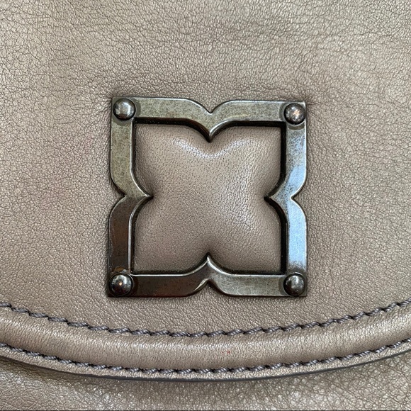 BCBG Maxazria Taupe Clutch Magnetic Closure - Picture 2 of 8